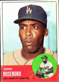 1963 Topps Baseball Cards      487     John Roseboro